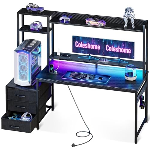 Coleshome scrivania gaming con - coleshome,