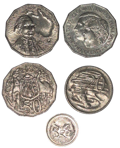 Lotto monete australia 50 - monete,