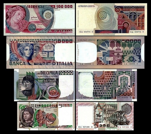 000 100 lire serie - -, 100.000