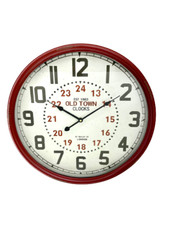 Orologio old town rosso - orologio, in