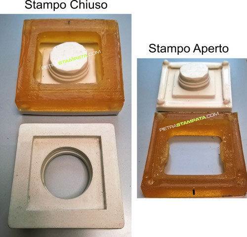 Stampo porta faretto gesso - porta,