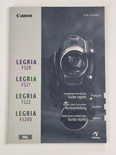 Canon Legria FS20 FS21 FS22