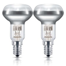 2 x Philips Eco Spot Alogeno R50 18W = 25W E14 Riflettore EcoClassic 30° Dimmerabile