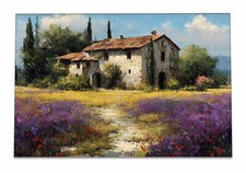 Stampa su tela Toscana campo