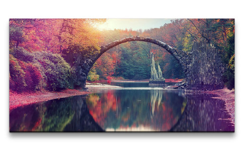 Quadro tela 120x60 ponte - su,