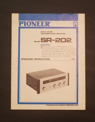 Pioneer 202 solid state - pioneer,