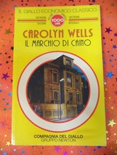 Book*Libro IL MARCHIO DI CAINO di CAROLYN WELLS 1993 GIALLO 17 (L55)**