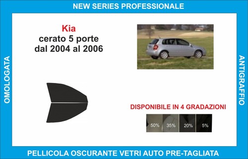 Pellicole oscuranti vetri kia - pellicole,