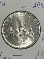 500 Lire Argento Caravelle 1958 Argento Repubblica Italiana - SPL XF SILVER