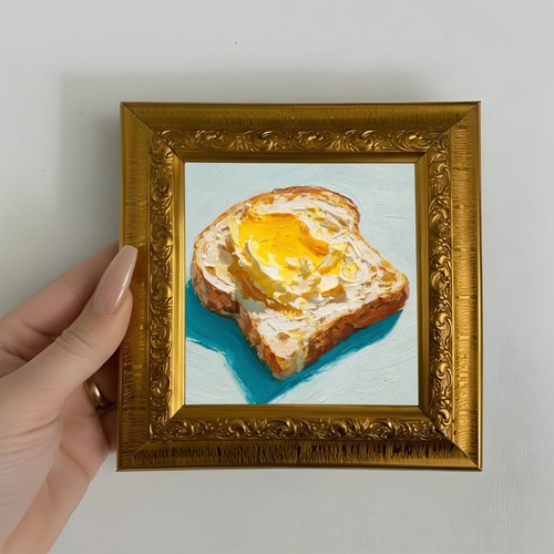 Piccolo burro toast dipinto - burro,