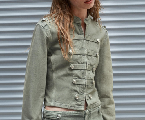 Zara giacca aderente con - zara,