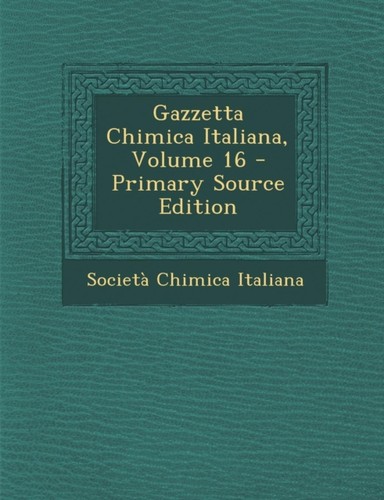 Italiana gazzetta chimica - italiana,