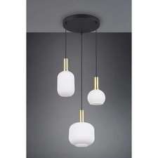 Lampadario moderno nero con