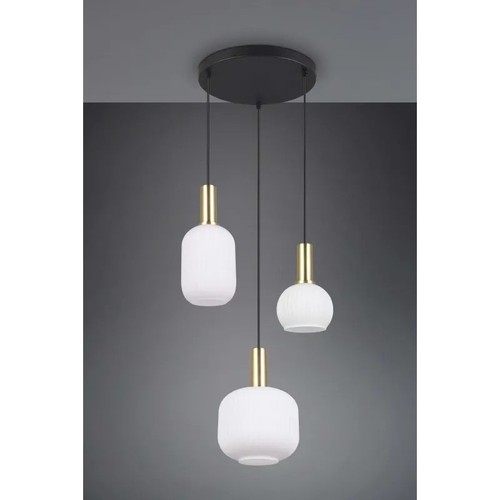 Lampadario moderno nero con