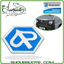 Scudetto Piaggio Stemma Logo Frontale Esagonale per Quargo Trackmaster 2004-2017