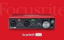 Focusrite 2i2 Scarlett 3° Generazione Interfaccia Audio USB - Rosso