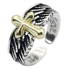 Anello Argento Uomo, Piume