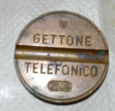 Gettone telefonico con segno - telefonico,