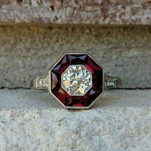 Anello art deco creato - anello, in