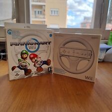 Mario Kart Wii BOX con Volante + 2° Volante con Box Originale COME NUOVO