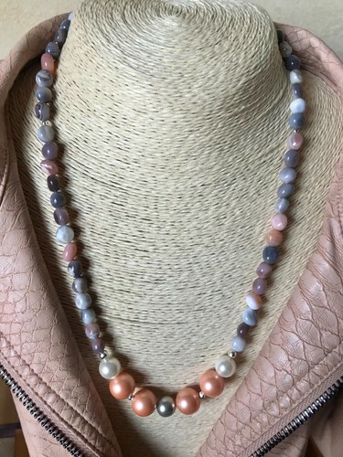 Collana pietre naturali agata - collana,