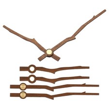 Kit Lancette Orologio, 3 Set Meccanismo Legno Orologio Mano Parti per Orologio 10 Pollici, G1