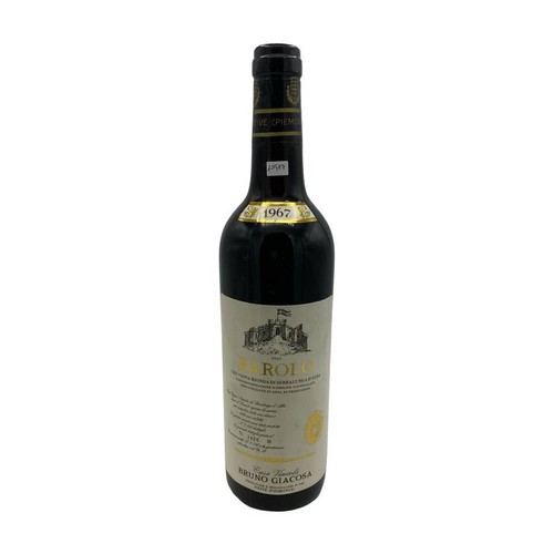 Vintage bottle bruno giacosa - -,
