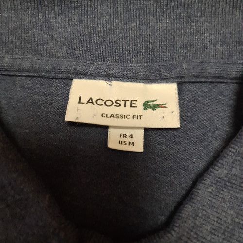 Polo lacoste originale blu - lacoste,
