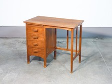 ⚜️ SCRIVANIA DATTILOGRAFO SCRITTOIO LEGNO ROVERE CASSETTI ART DECO EPOCA 1900