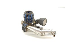 Super Gummy/così com'è: Motore a Scoppio Traxxas TRX 3.3 con Tubo di Scarico e Motorino di Avviamento