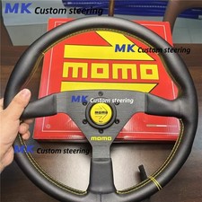 Volante sportivo in vera pelle