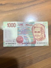 Vecchia banconota italia 1000 - vecchia,