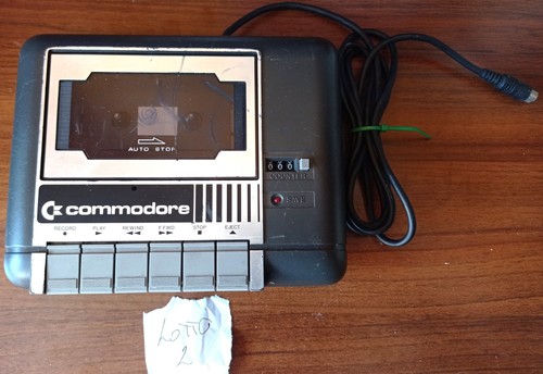 Registratore nero datassette - registratore,