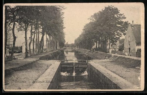 Cpa digoin canal - canal, son