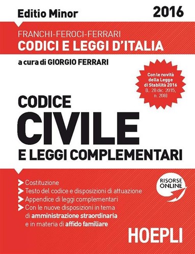 Codice civile leggi - e,