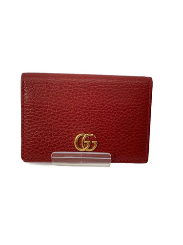 Gucci porta carte pelle rosso - gucci,