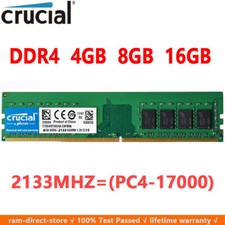 Crucial DDR4 4 GB 8 GB 16 GB