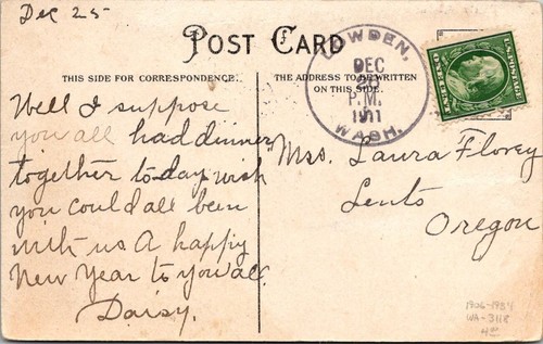Oreg lowden wash - to, 1911