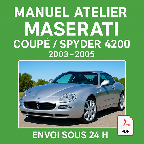 Manuel atelier maserati coupé - atelier,