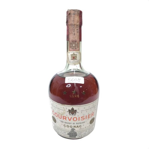 Vintage bottle courvoisier - bottle,