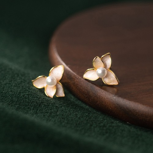 Orecchini donna yulan magnolia - orecchini,