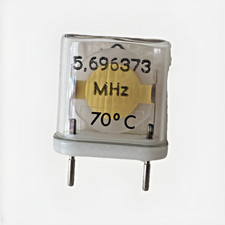 Oscillatore al quarzo 5.696373 MHz VETRO – NOS Vintage –Cristallo RF radio(1pcs)