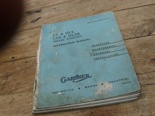 libretto istruzioni gardner vintage n. 61,8 LX & HLX LKB & HLXB MOTORI DIESEL