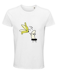 T-shirt Banana nudes censored emoji meme idea Regalo 100%cotone divertente Funny