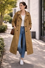 Trench cappotto lungo donna