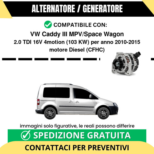 Alternatore caddy iii - caddy,