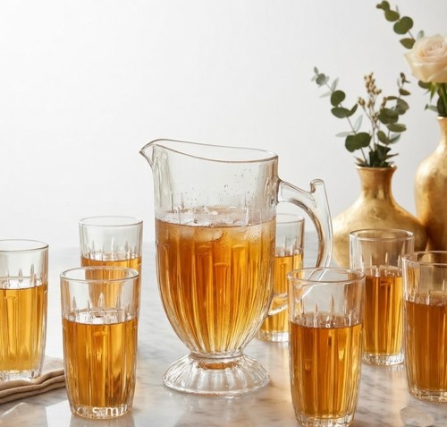 Set brocca bicchiere - e,