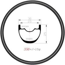 Cerchio in carbonio 27,5 30*25