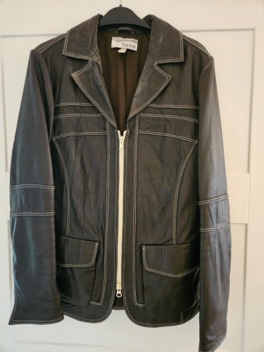 Giacca pelle heine marrone - pelle,