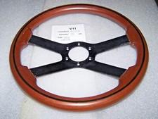 Volante RUSPA in radica diam 35 cm pari al nuovo per FIAT 124, X 1/9 Lancia (V11